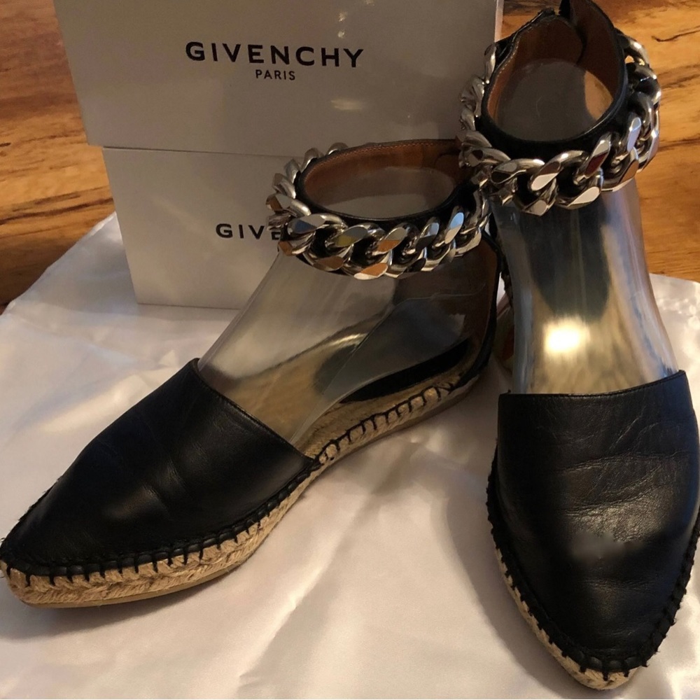 Gorgeous Givenchy Leather Espadrilles